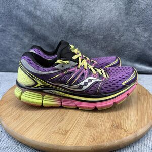 Saucony Triumph ISO Shoes Womens Size 7 Purple Mesh Running Sneakers S10262-3
